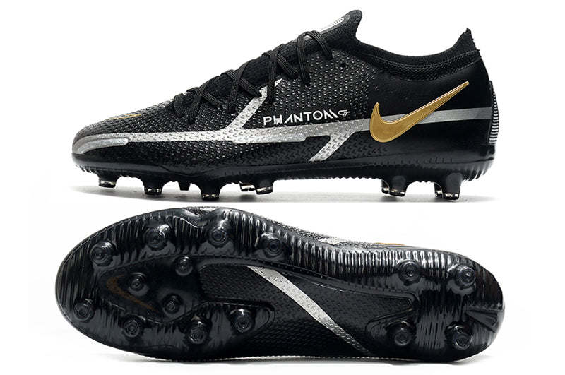 Nike Phantom GT2 Elite DF FG - Black/Gold/Silver