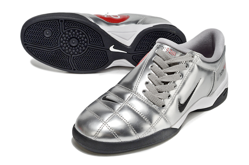 Total 90 'Metallic Silver Red' 2025 - INDOOR SOCCER CLEATS