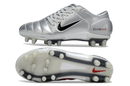 Nike Total 90 III T90 FG - FIRM GROUND Cleats - SILVER/RED