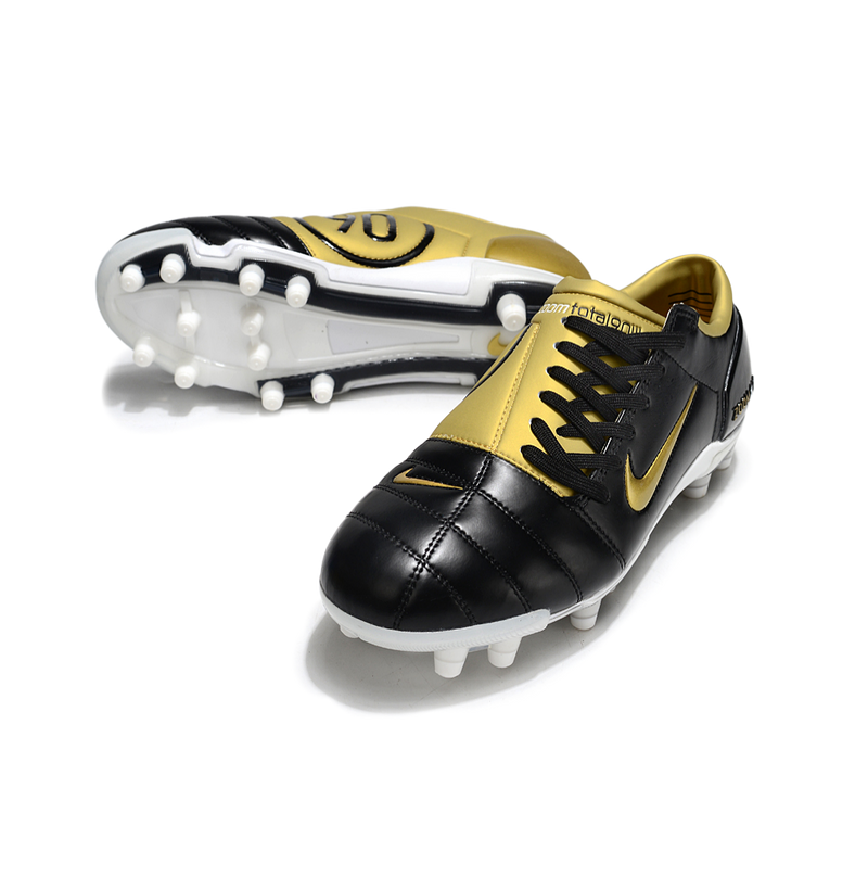 Nike Total 90 III T90 FG - FIRM GROUND Cleats - GOLD/BLACK