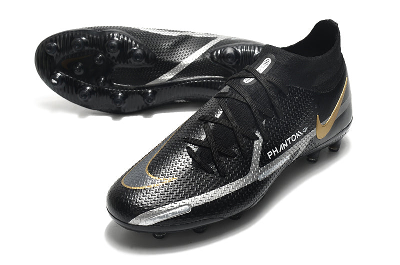Nike Phantom GT2 Elite DF FG- Black/Gold/Silver