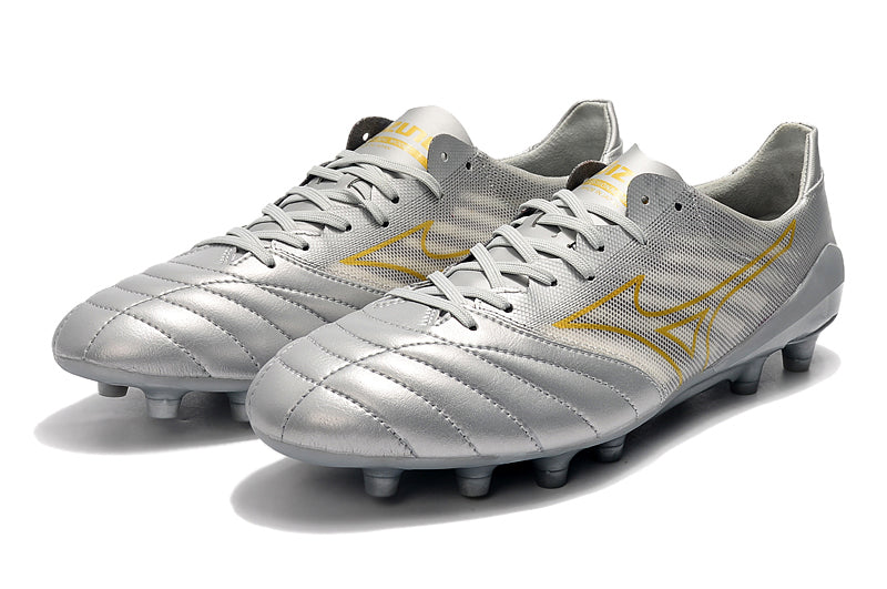 Mizuno Morelia Neo II Made in Japan FG- SILVER/GOLD