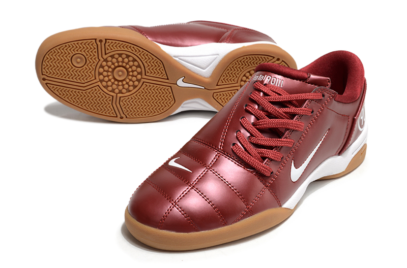Total 90 'RED/WHITE' 2025 - INDOOR SOCCER CLEATS