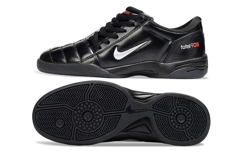 Total 90  'BLACK' 2025 - INDOOR SOCCER CLEATS