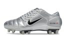 Nike Total 90 III T90 FG - FIRM GROUND Cleats - SILVER/RED