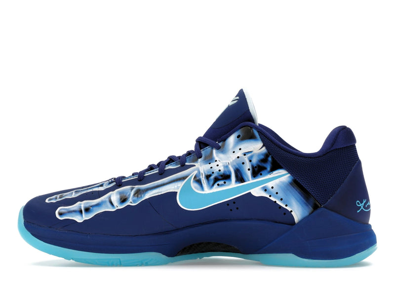 NIKE Kobe 5 Big Kids Deep Royal/baltic Blue-glacier Blue 3 Pairs HM9522-400