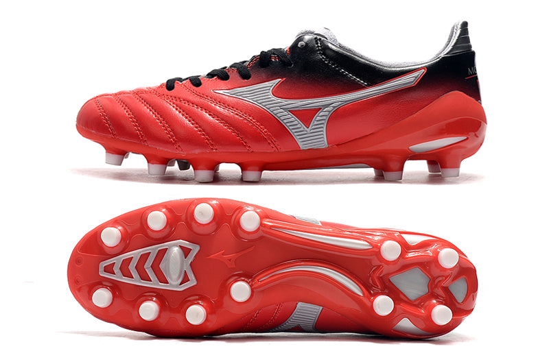 Mizuno Morelia Neo II Made in Japan FG- BLACK/RED
