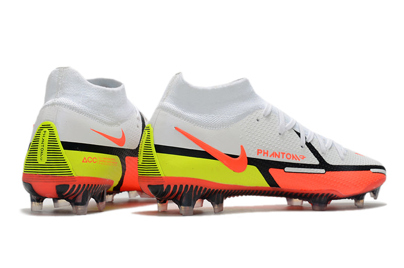 Nike Phantom GT2 Elite DF FG  - White/Orange//Yellow