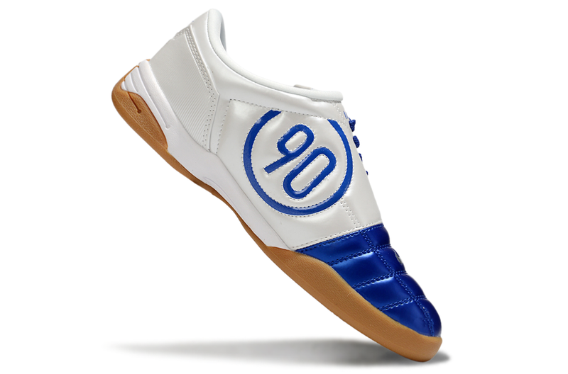 Total 90 'BLUE/WHITE' 2025 - INDOOR SOCCER CLEATS