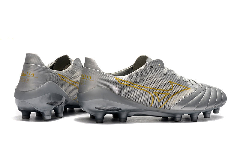 Mizuno Morelia Neo II Made in Japan FG- SILVER/GOLD
